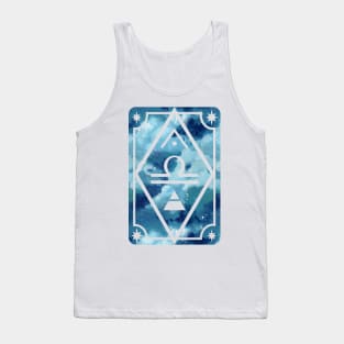 Libra Zodiac Sign Tank Top